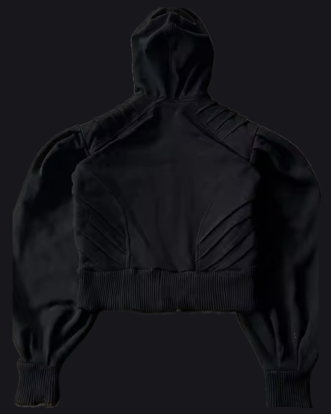 Who hurt you Hooded zipped jacket , arrogant pattern