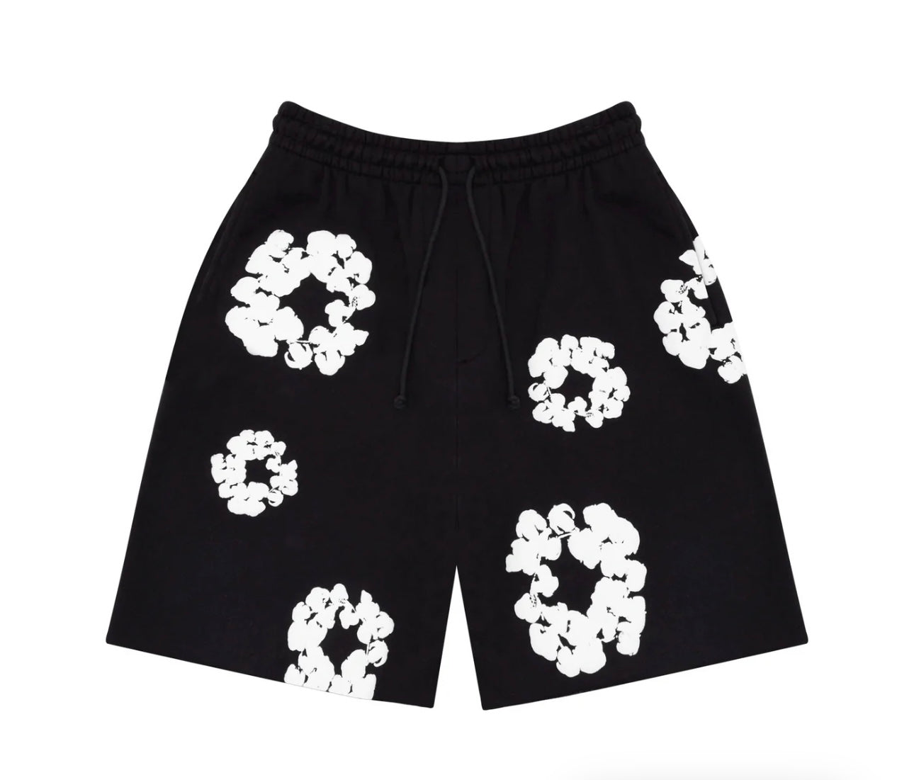 Printed embroidery flower shorts for all seasons and moods