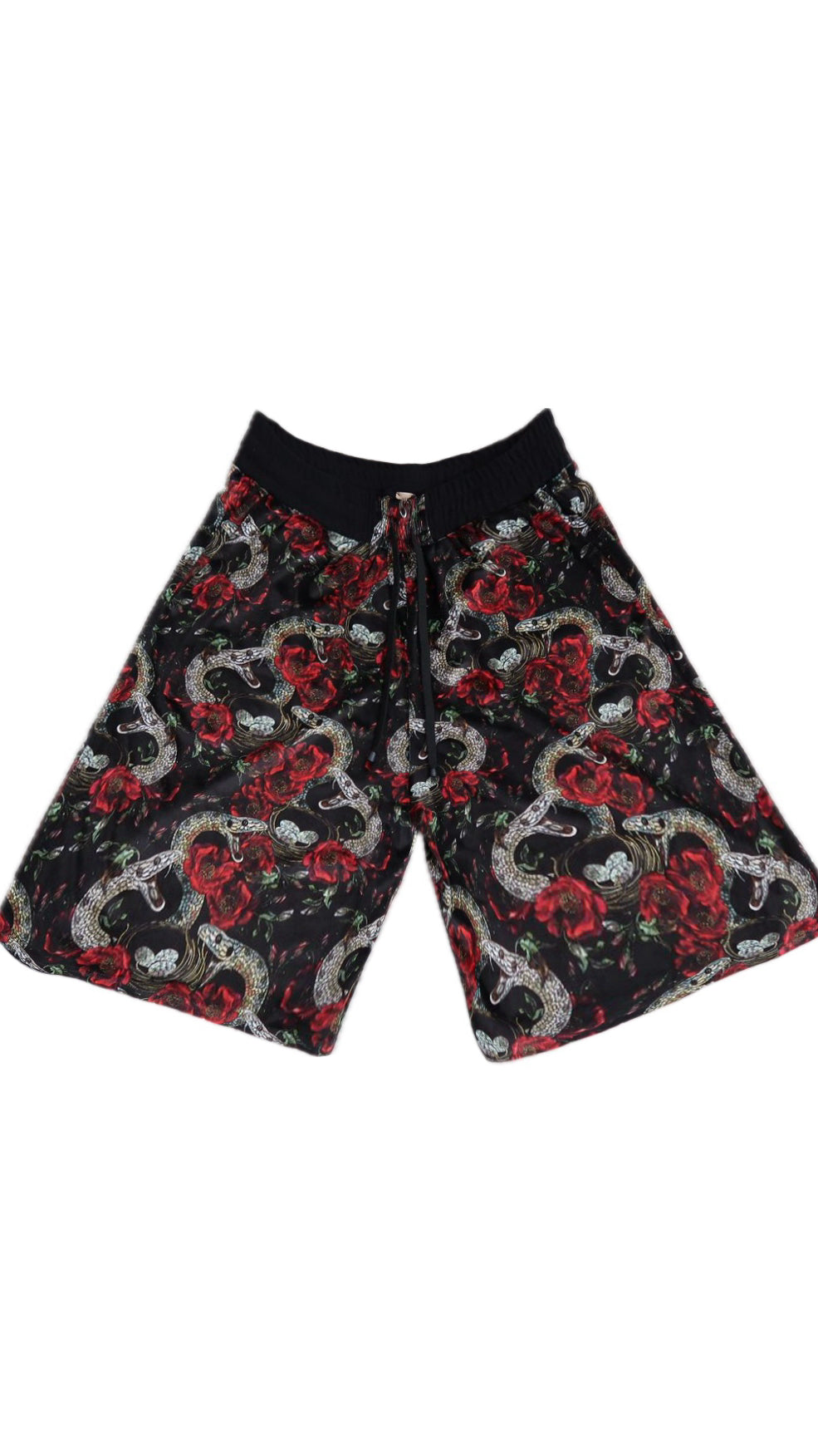 Vermuda in velour with roses and snakes