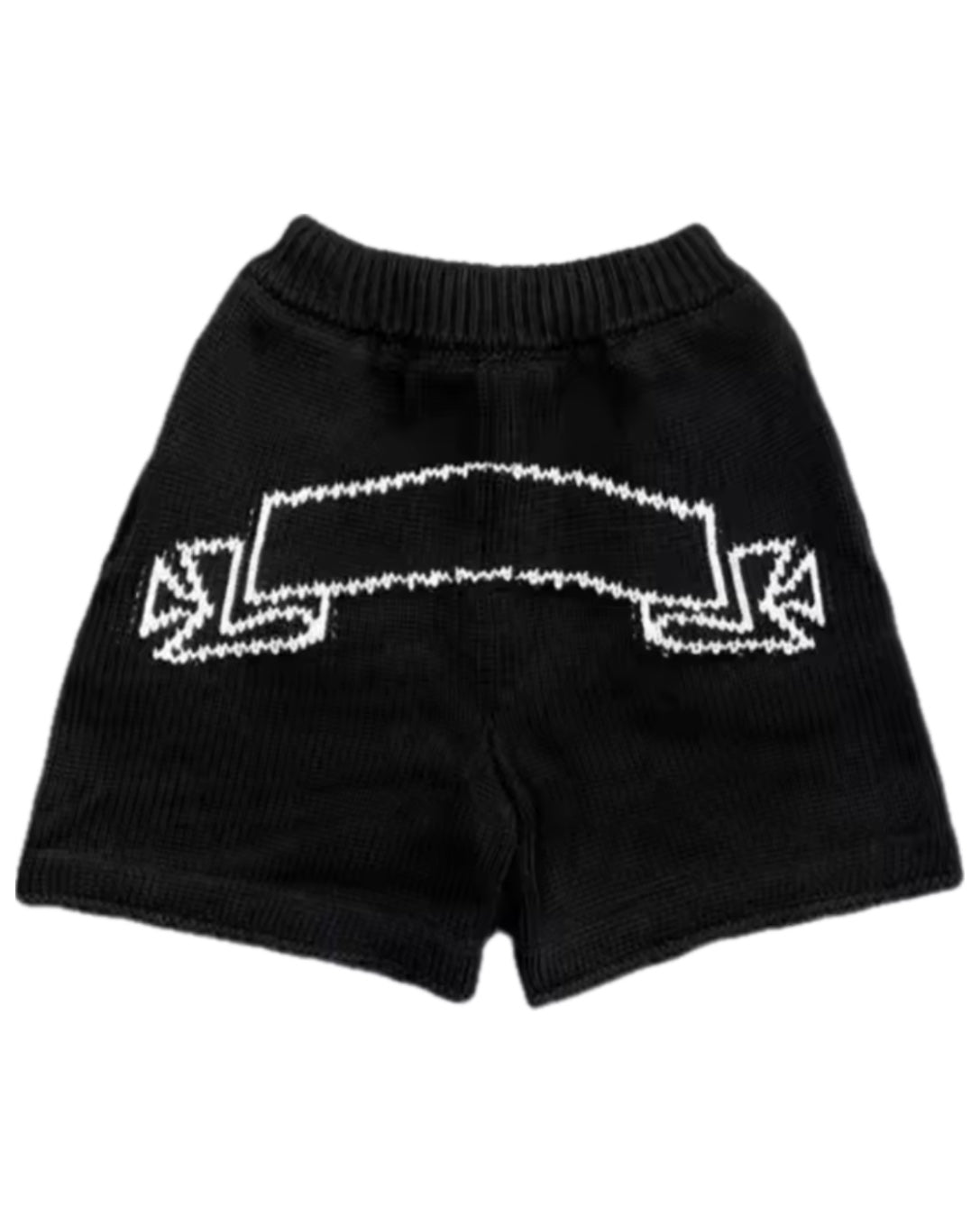 Knitted and printed “limited edition” bermuda shorts
