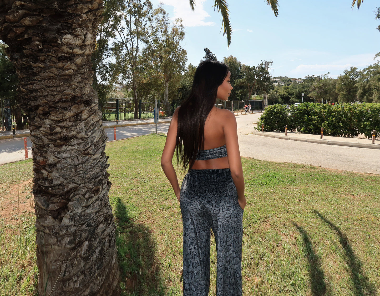 Black Snake velvet push up bra